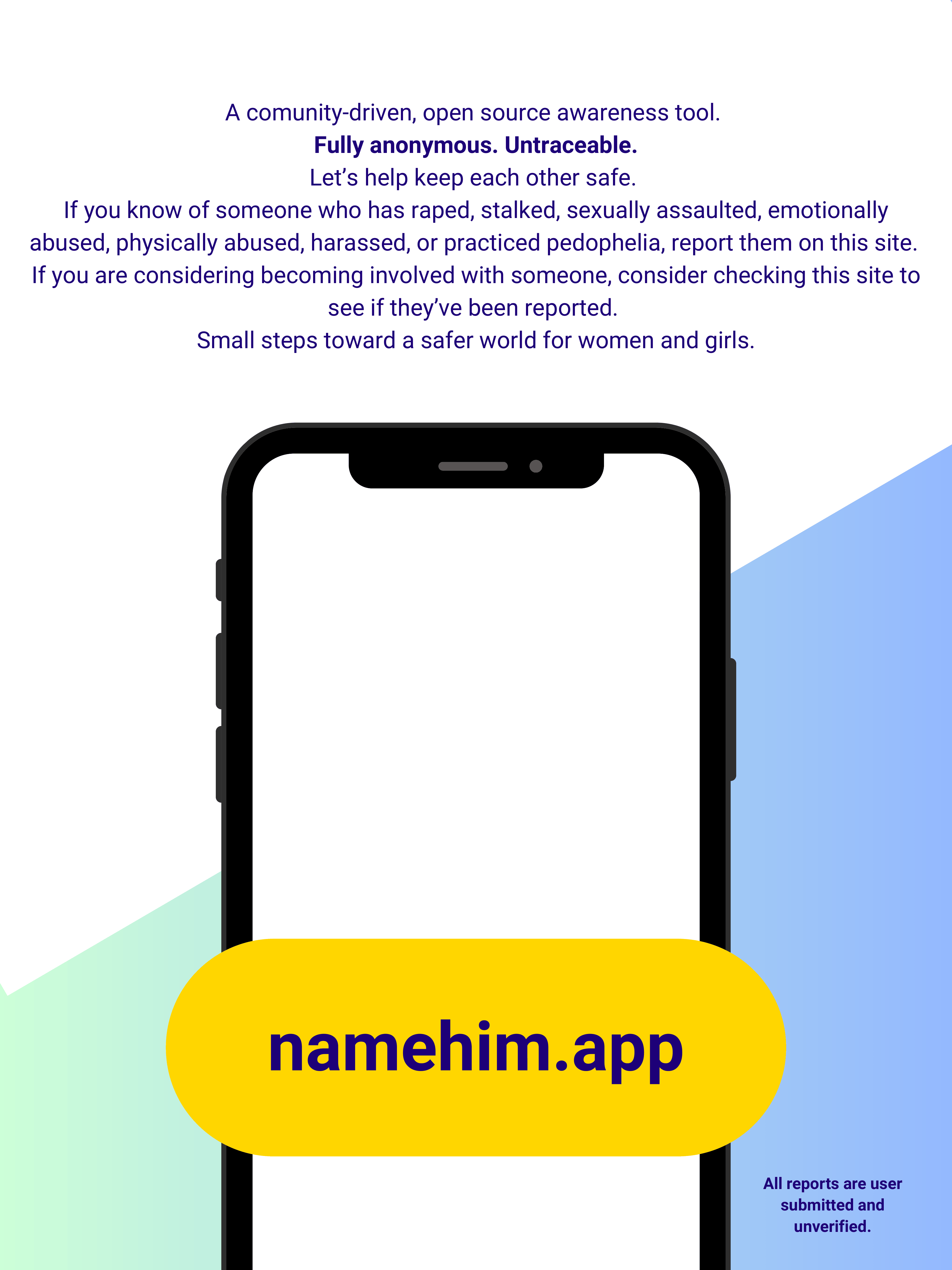 User submitted NameHim poster